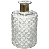 Atmosphera Vase 3D Top Metal Suite H.26.5Cm- Vases A Poser