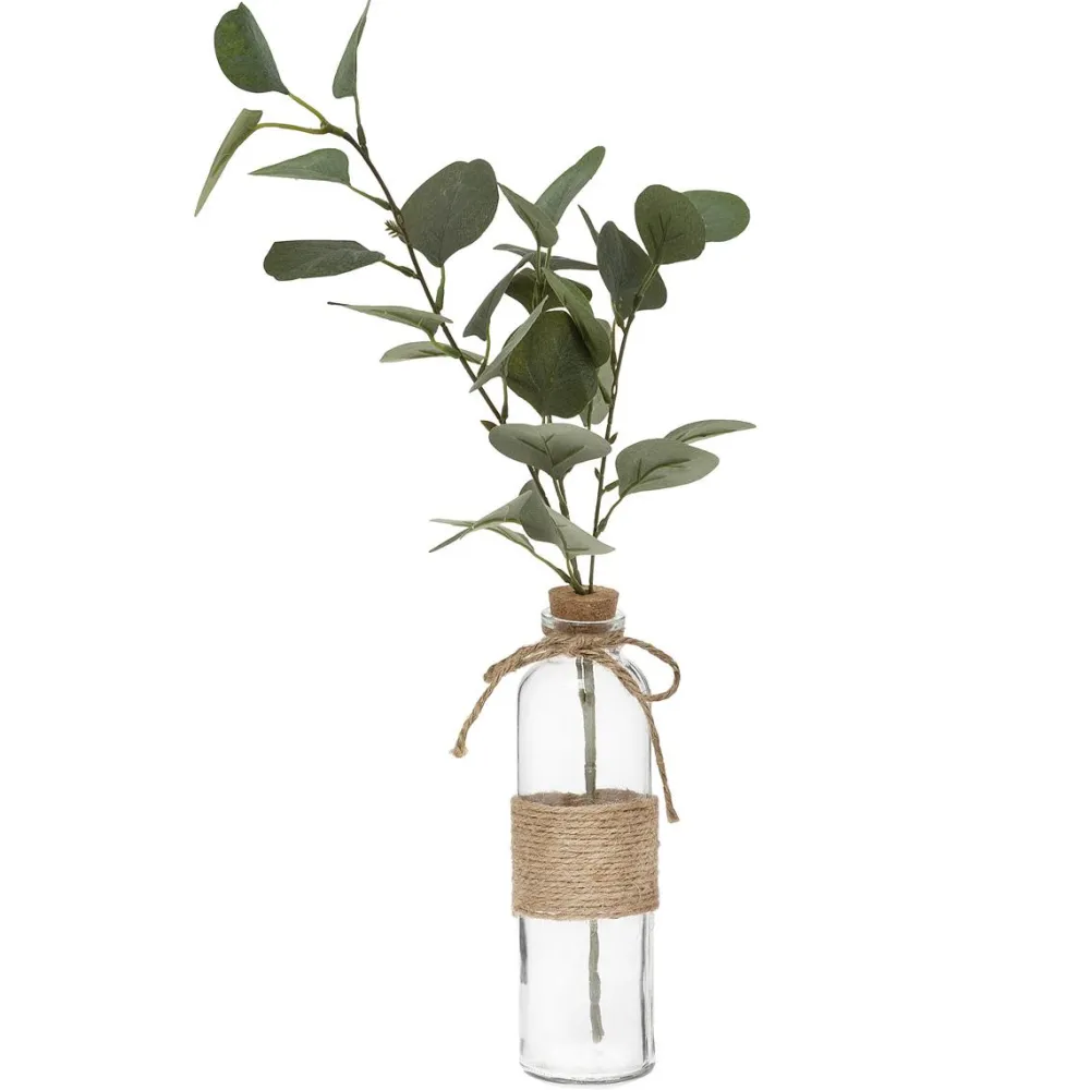 Atmosphera Vase Eucalyptus Et Corde H.45Cm- Compositions Florales