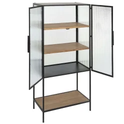 Atmosphera Bibliothèques></noscript>Vitrine Bibliotheque 2 Portes Bakos