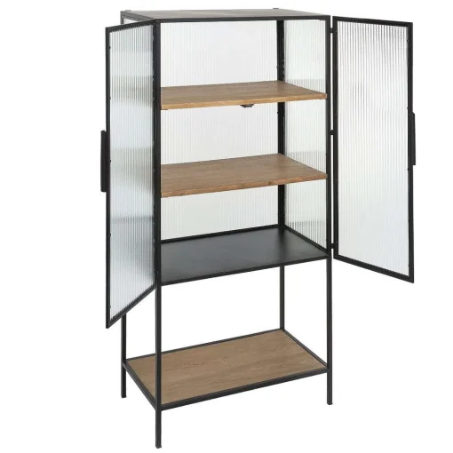 Atmosphera Bibliothèques>Vitrine Bibliotheque 2 Portes Bakos