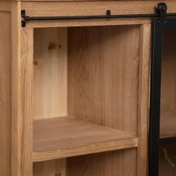 Atmosphera Bibliothèques></noscript>Vitrine Bibliotheque 2 Tiroirs Danik