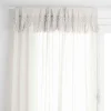 Atmosphera Voilage Coton Macra Ivoire 140X260Cm- Textile Deco